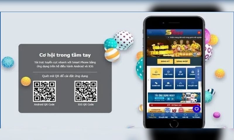 Quét mã QR để tải app ST666 về máy 